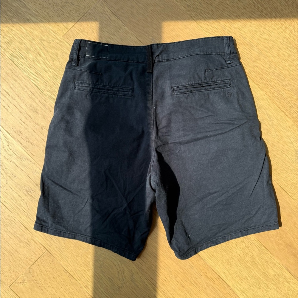 Rag & Bone navy Flat Front Shorts